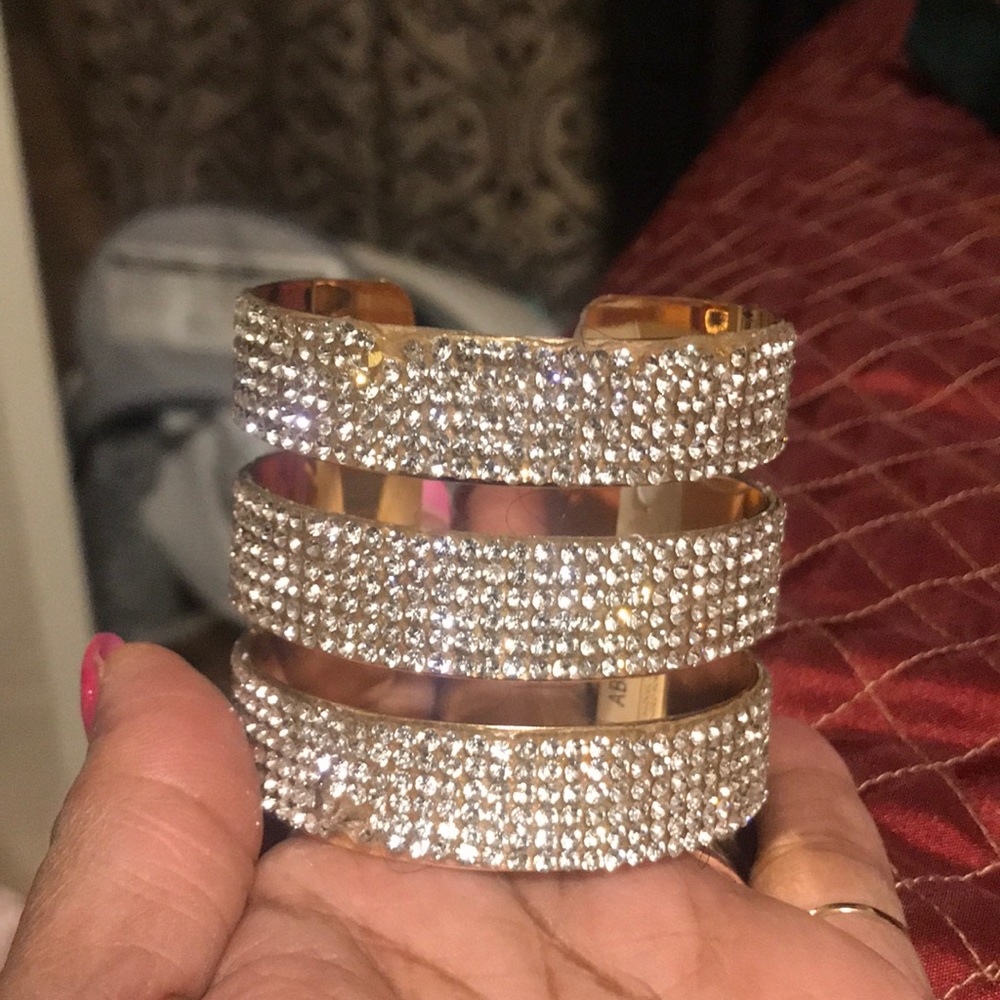 Rhinestone bracket